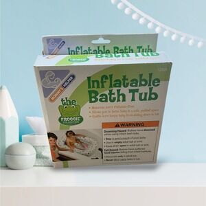 New Mommy's Helper Inflatable Infant Bath Tub Froggie Collection